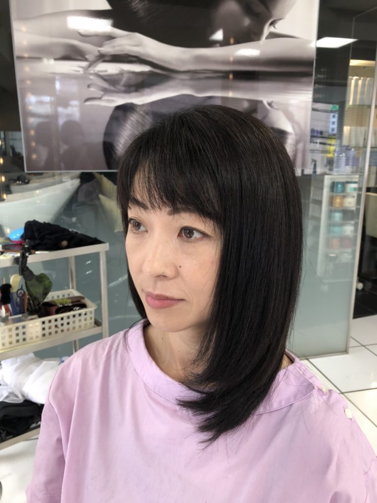 「パサつき髪の広がりチリチリ毛でお悩みの50代女性S様」New髪質改善トリートメント＆オイルカラーで劇的チェンジ【第2回(2ヵ月目)施術モニターレポート】東京世田谷区(千歳烏山)HAIR